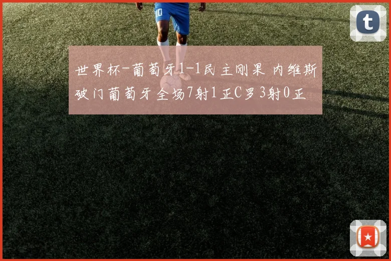 世界杯-葡萄牙1-1民主刚果 内维斯破门葡萄牙全场7射1正C罗3射0正